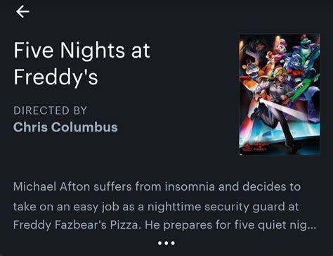 letterboxd fnaf